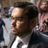 Bruce Lehrmann departs court after losing his defamation case against Network Ten and Lisa Wilkinson.