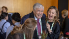 Kerry Stokes at the 2024 AFL Grand Final in the MCG Olympic room.