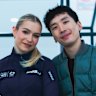 Holly Harris and Jason Chan, Australia’s Olympic ice dance team.