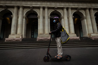 Electric scooters are becoming a common sight on the streets of Melbourne.
