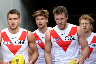 The Swans are flying at the MCG.