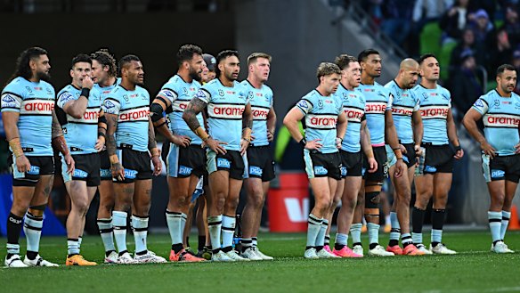 The Sharks want to play their semi-final at home after their big loss to the Storm.