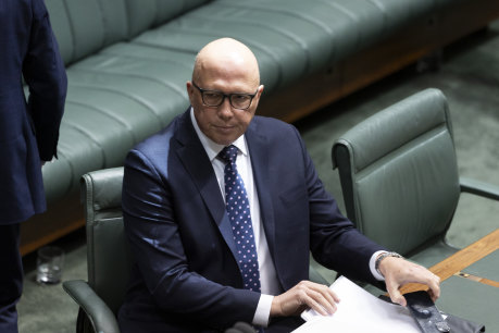 Opposition Leader Peter Dutton says the Coalition wants to help parents protect their kids from damaging online content.