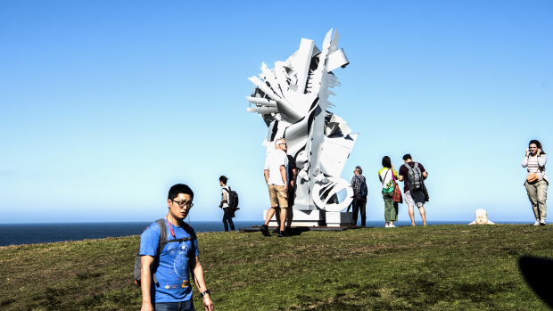 The focal point of the outdoor exhibition is Marks Park on the south Bondi headland. 