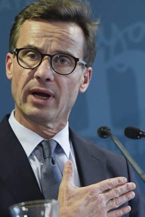 Moderate leader Ulf Kristersson.