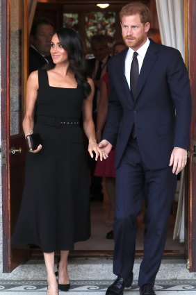 Prince Harry and Meghan Markle attend a Summer Party at the British Ambassador's residence at Glencairn House.