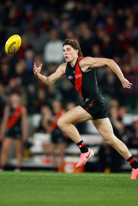 Sam Durham in action for the Bombers