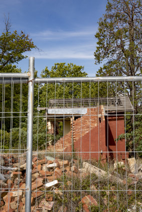 One of the cottage facades that had to be retained as part of the development.