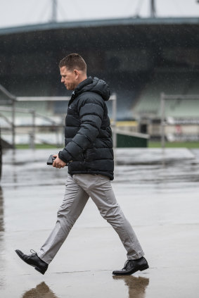 Brendon Bolton at the end of his time at Carlton.