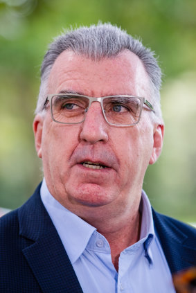 Health Services Union boss Gerard Hayes.