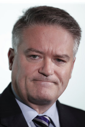 Finance Minister Mathias Cormann.