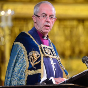 The Archbishop of Canterbury Justin Welby, pictured in Westminster Abbey.
