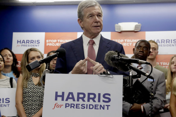 North Carolina Governor Roy Cooper has opted not to be part of the vetting process as running mate. 