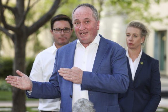 Barnaby Joyce, Bridget McKenzie and David Littleproud warned Scott Morrison that a deal on net zero meant billions in funding for the bush. 