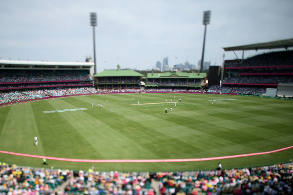 Cricket Australia is aiming for a minimum of 50 per cent capacity for the Sydney Test.