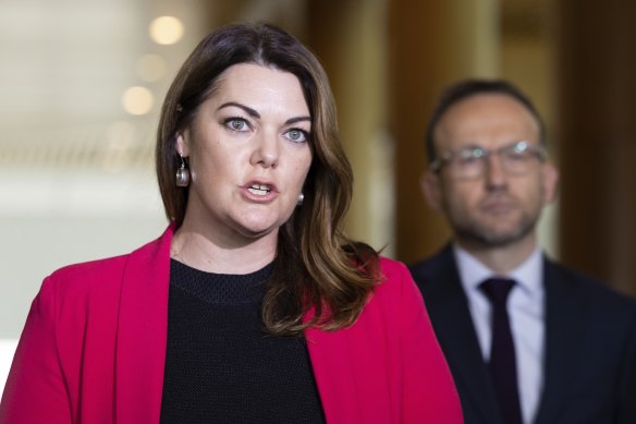 Green Party Senator Sarah Hanson-Young says the Labor government is showing a lack of urgency when it comes to protecting koalas.
