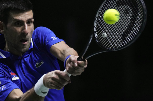 Tennis champion Novak Djokovic.