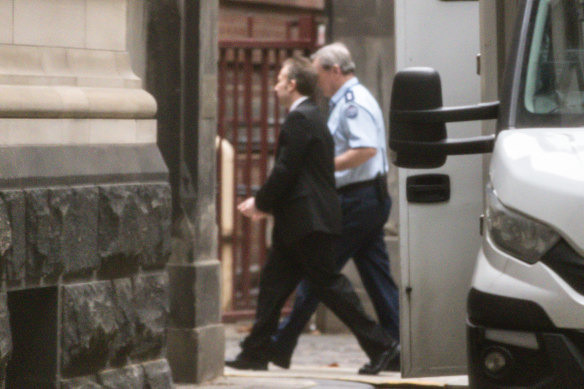 Adam Brown arrives at the Supreme Court of Victoria on Tuesday, 
