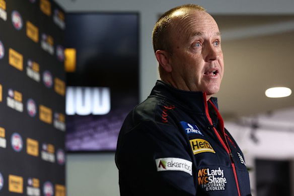 Melbourne list boss Tim Lamb has played a key role in the club’s resurgence this year. 