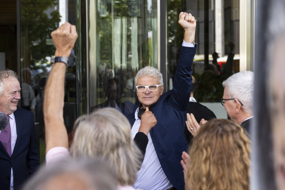 Whistleblower David McBride arrives at court in November.