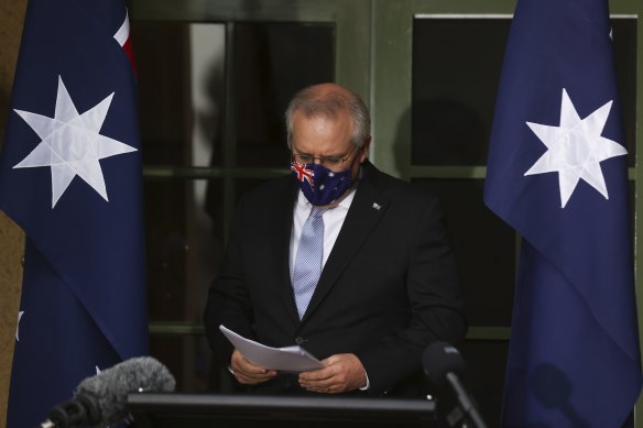 Prime Minister Scott Morrison on Friday.