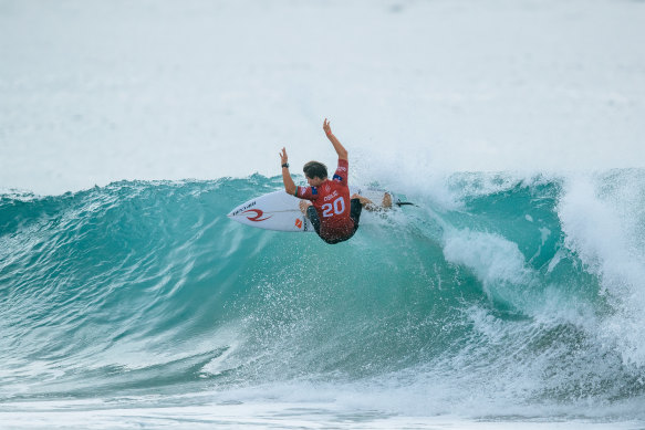 Cibilic will battle four other surfers in a bid to be crowned world surfing champion.