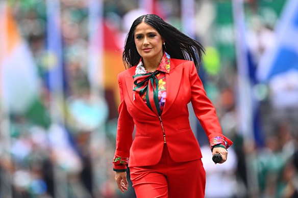 Salma Hayek is an official cultural ambassador for the 2026 FIFA World Cup, taking centre stage at the opening ceremony in Mexico City.