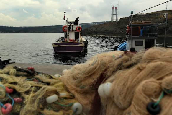 Turkish fishermen say the mucus is killing off the fish and affecting their livelihoods. 