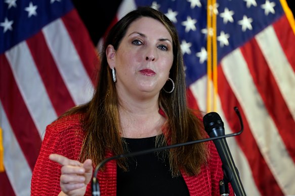 Republican National Committee chairwoman Ronna McDaniel  has maintained close ties with Donald Trump. 