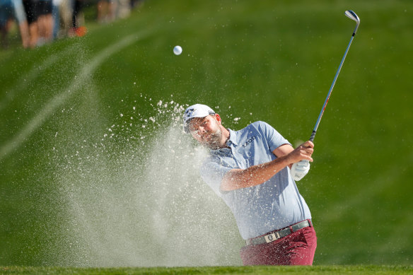 Marc Leishman finished two shots behind the leader after three rounds.
