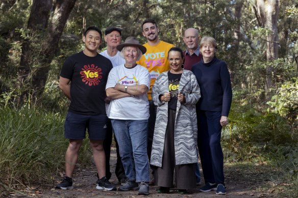 The Yes campaign has sold a huge number of T-shirts and paraphernalia to promote the cause, but voters may need to follow Minister for Indigenous Australians Linda Burney’s lead and pair it with a cardigan to cast their ballot.