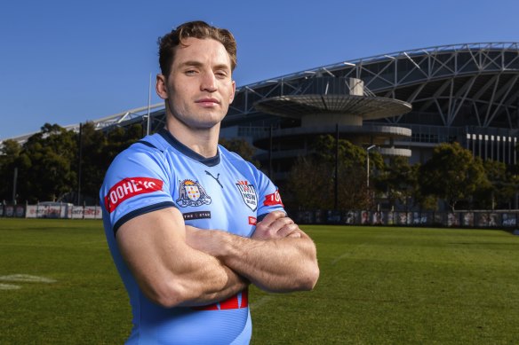 Cameron Murray will play in his 14th Origin match on Wednesday night.