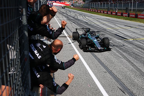 George Russell has won the Austrian Grand Prix
