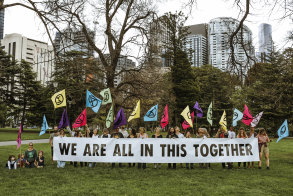 Climate activists in the city: Extinction Rebellion protesters will camp in Carlton Gardens.