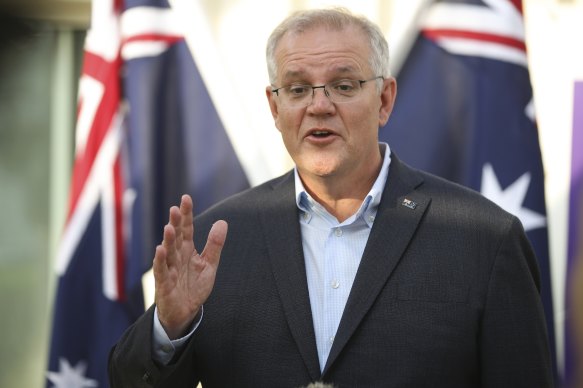 Prime Minister Scott Morrison this week.