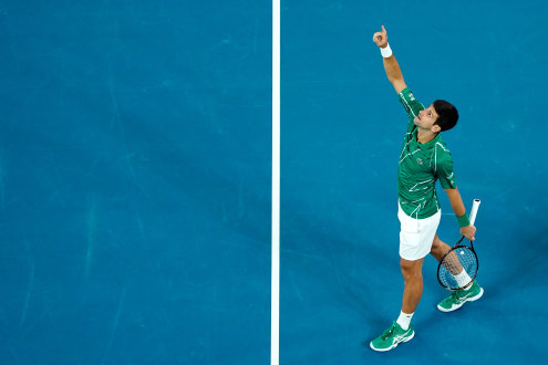 Novak Djokovic claims the Australian Open title – again.