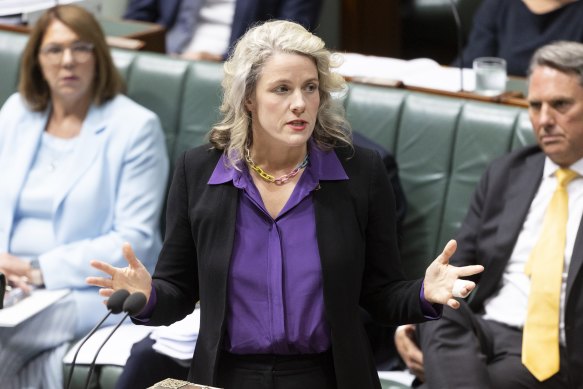Home Affairs Minister Clare O’Neil says politicians need to “wake up” to foreign interference.