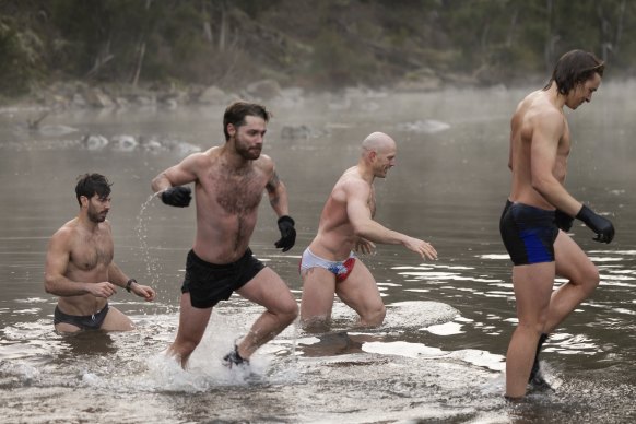 Apparently the river dip is nicer in summer.