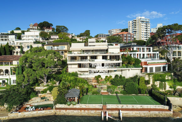 The Edgewater mansion sold for $95 million is yet to settle to the company that purchased it, Point Piper One.