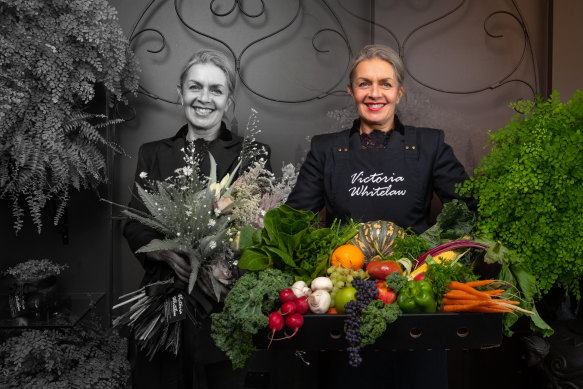 Victoria Whitelaw has gone from florist to fruit and vegetable deliverer.