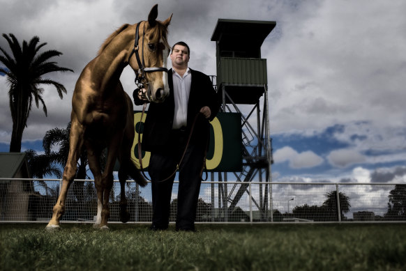 Nathan Tinkler, pictured in 2010 at Sydney’s Randwick Racecourse, surfed the Australian ‘coal rush’.