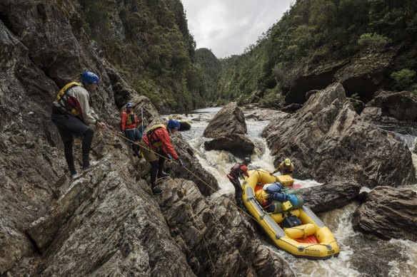 Many sections of the Franklin are so treacherous they must be bypassed for safety.