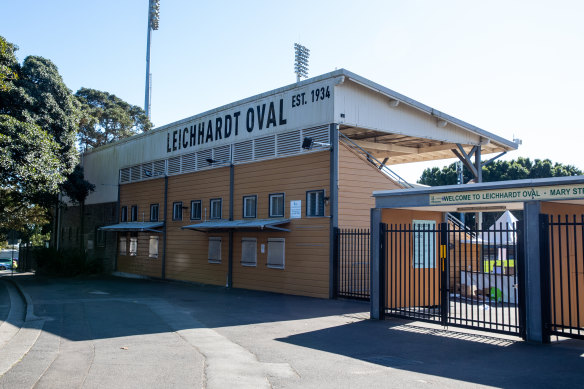 Leichhardt Oval in Sydney’s inner west. 