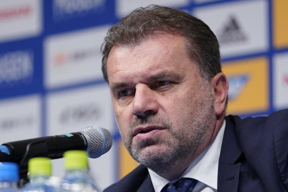 Challenging: Ange Postecoglou.