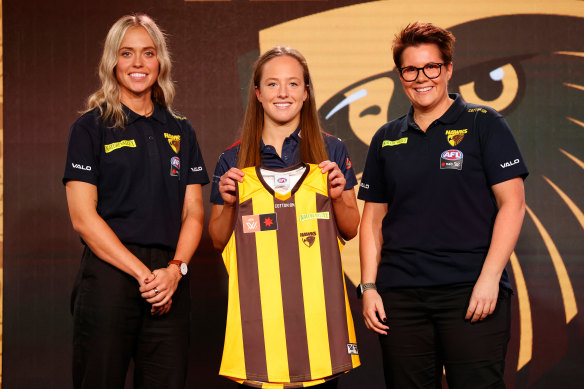 Jasmine Fleming was picked up by the Hawks,