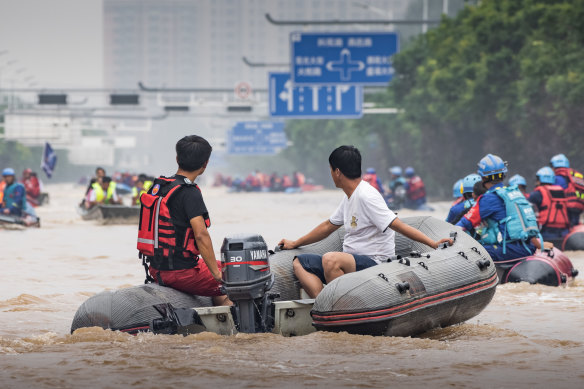 Zhuozhou has been flooded for the past week. 