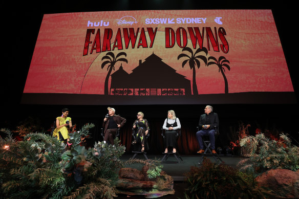 Baz Luhrmann speaks at the Faraway Downs world premiere at SXSW Sydney.