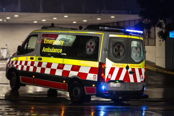 Groaning under the  strain: NSW Ambulances are struggling to cope with huge demand.