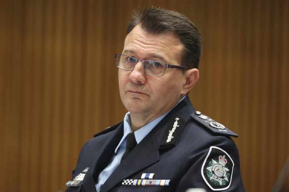 AFP commissioner Reece Kershaw says it was appropriate to brief the Prime Minister.