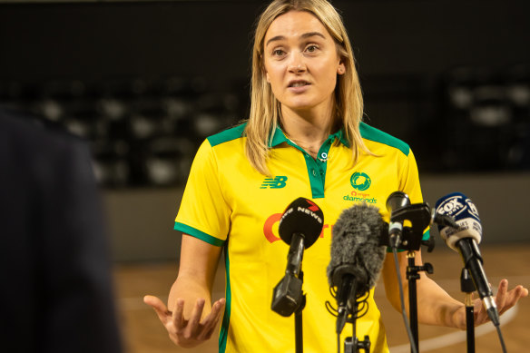 Australia’s netball captain Liz Watson.